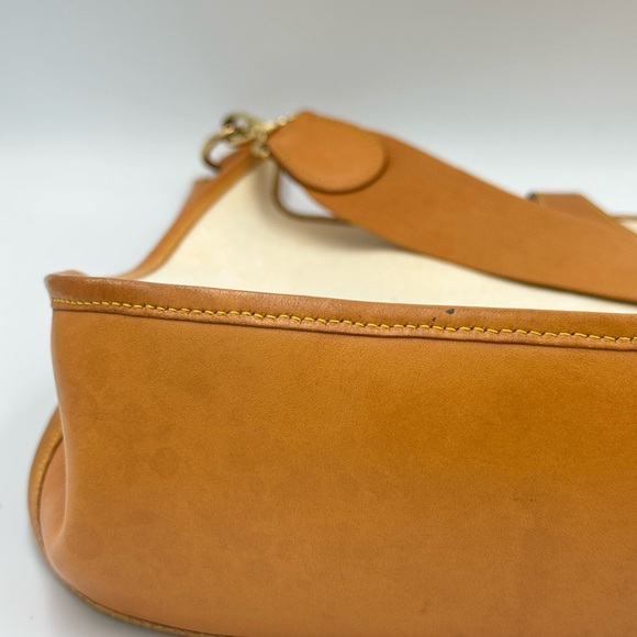 Hermès Toile‎ & Vache Leather Evelyne I GM Shoulder Bag – Vintage – Natural/Tan - Picture 9 of 16